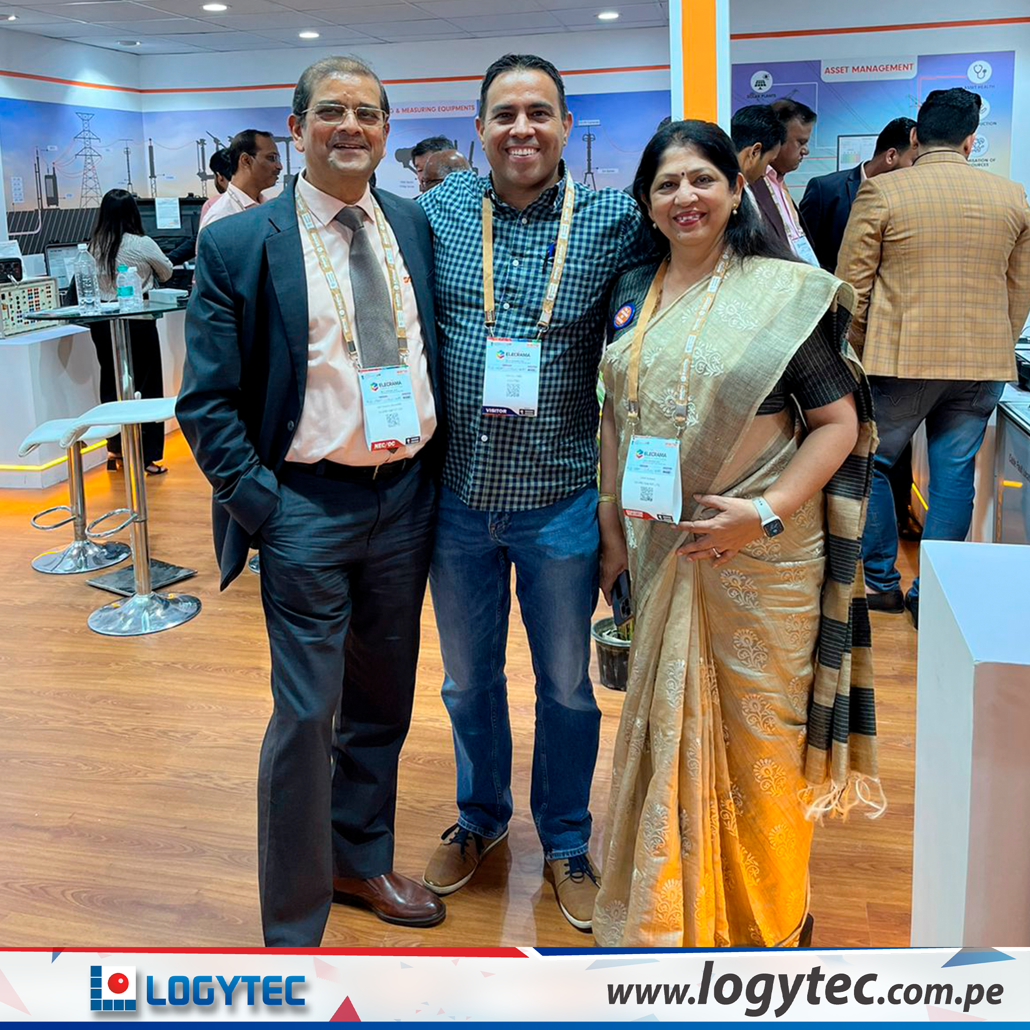 Logytec  estuvo presente en Elecrama 2023, India.